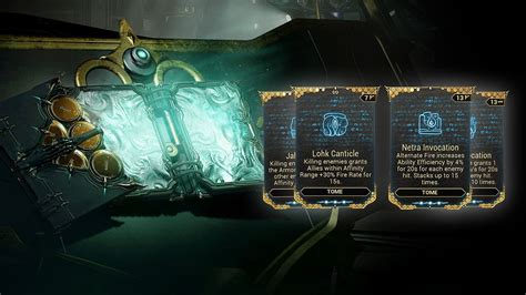 All new mods in Warframe Whispers in the Walls update: Tome .